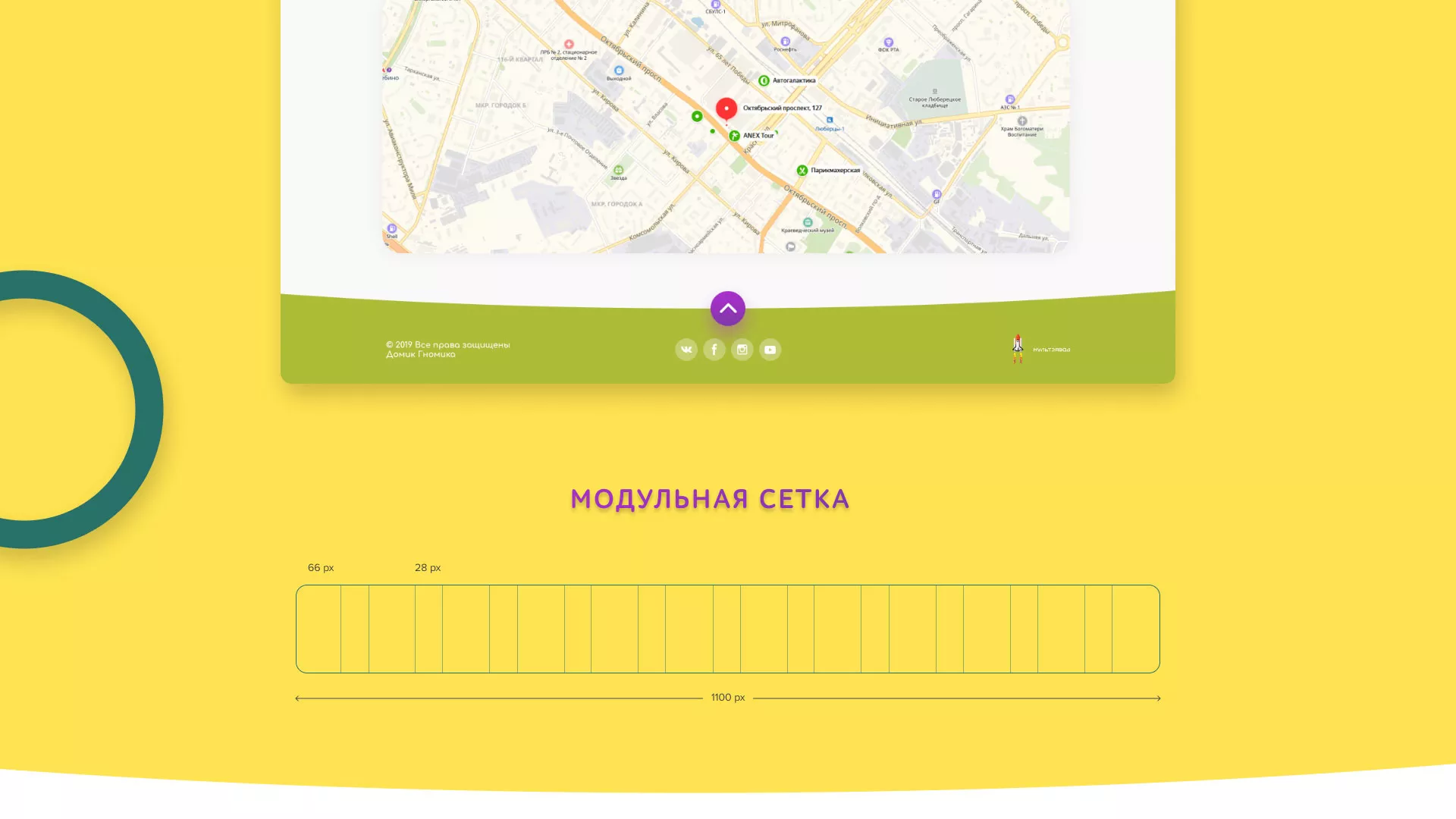 Разработка сайта детского активити-клуба «Домик гномика» в Крымске