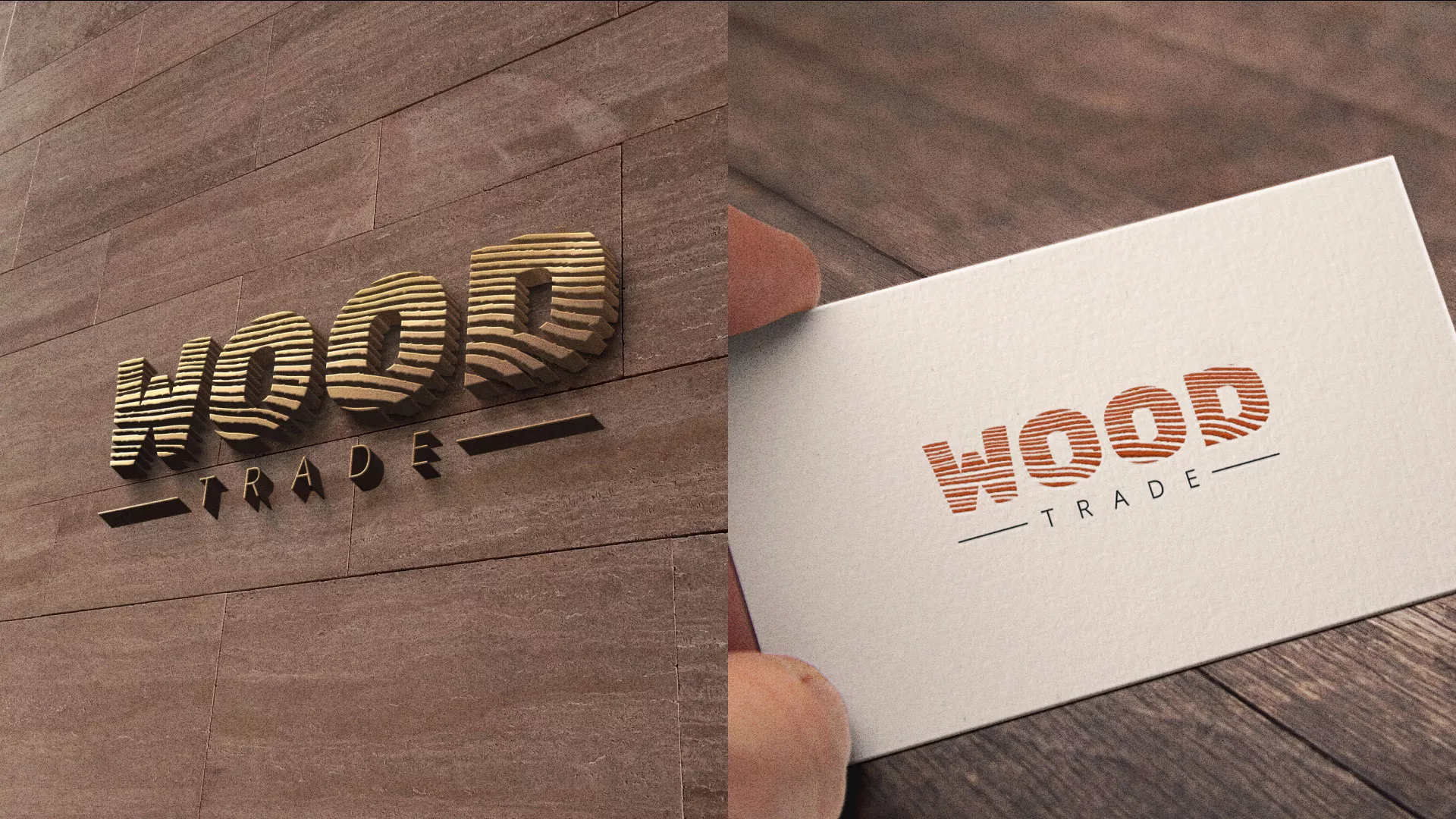 Разработка логотипа для компании «Wood Trade» в Крымске