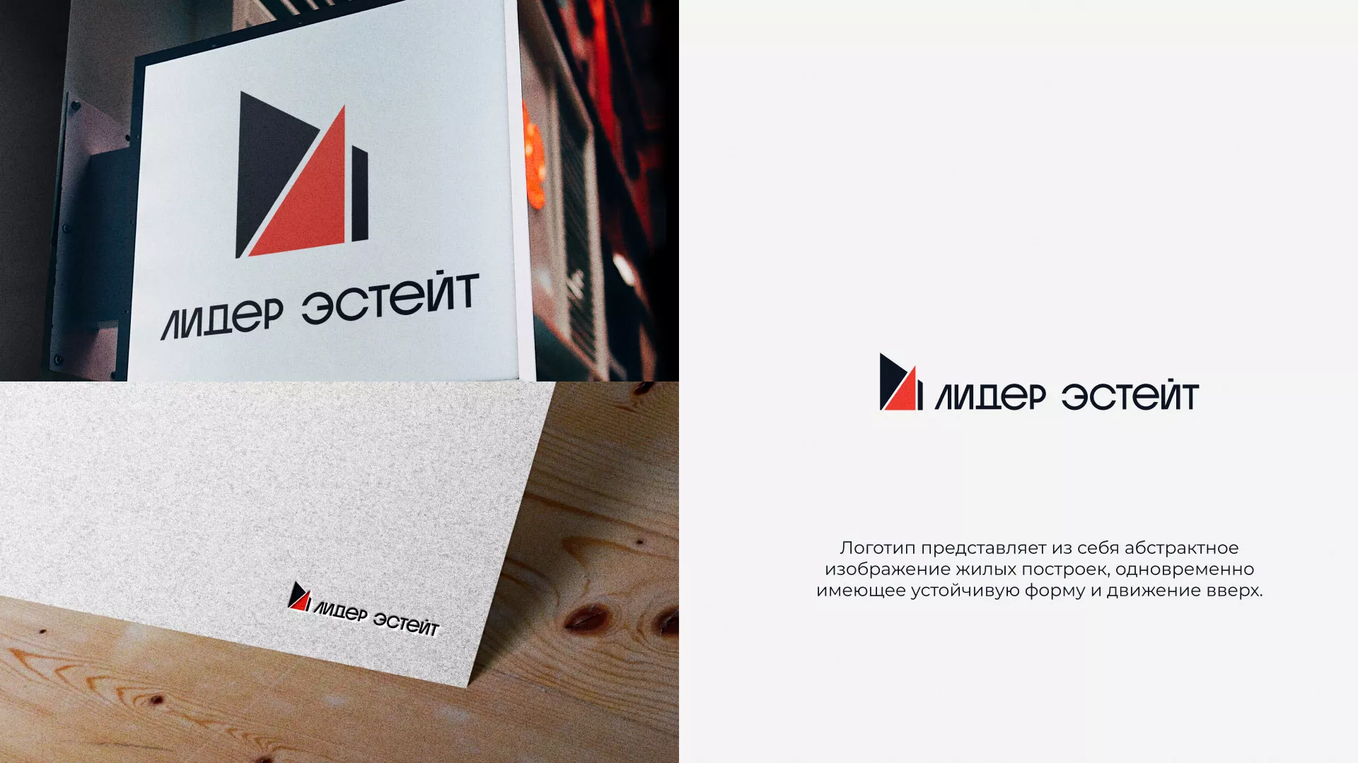 Сделали логотип для агентства недвижимости «Лидер Эстейт» в Крымске